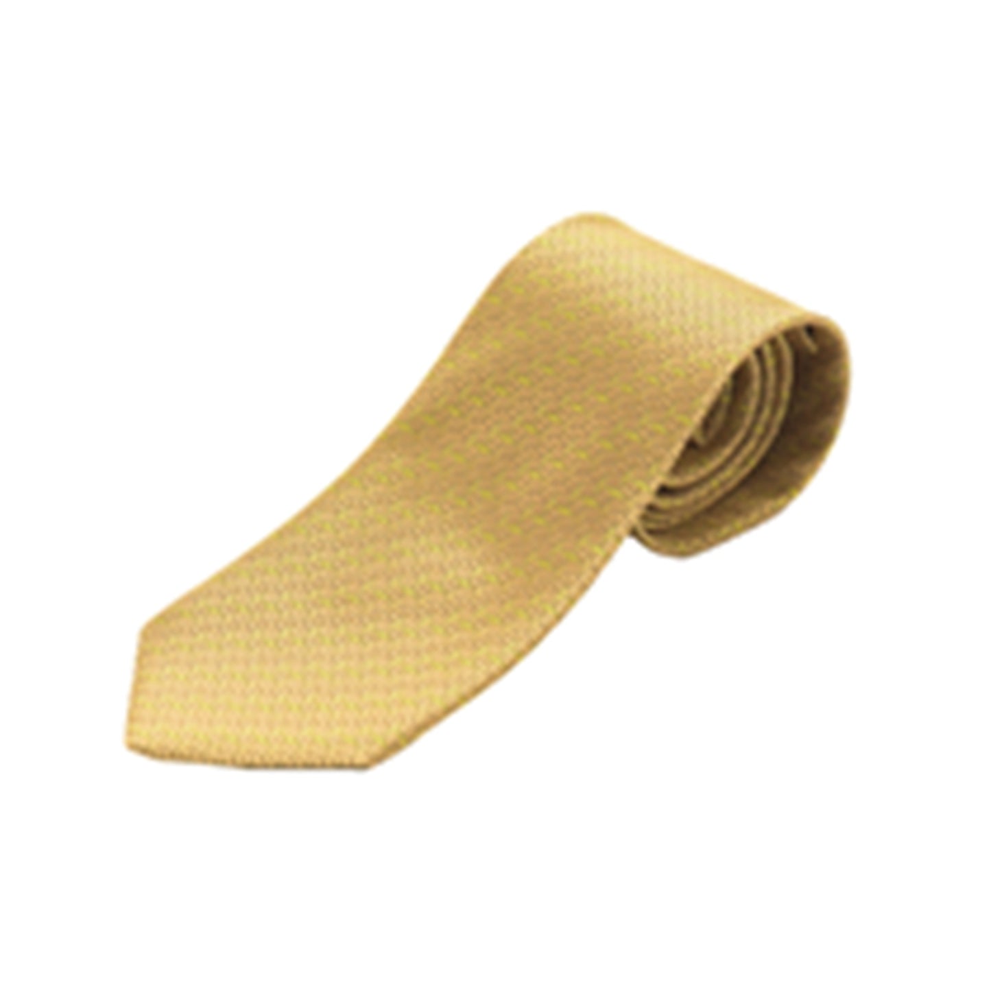 Kyoto Nishijin-ori tie(Hishimon-sama) -Yellow gold-